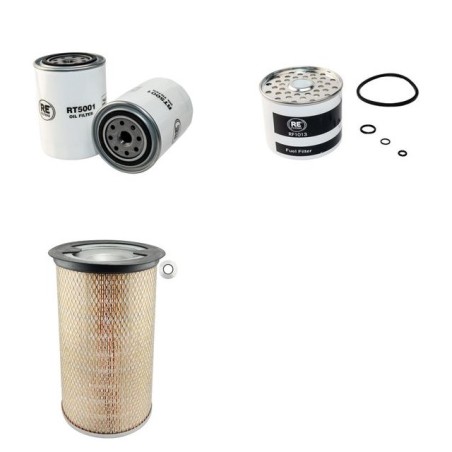 MASSEY FERGUSON MF 1155 Filter Service Kit Air Oil Fuel Filters w/AV 8.540 Eng.