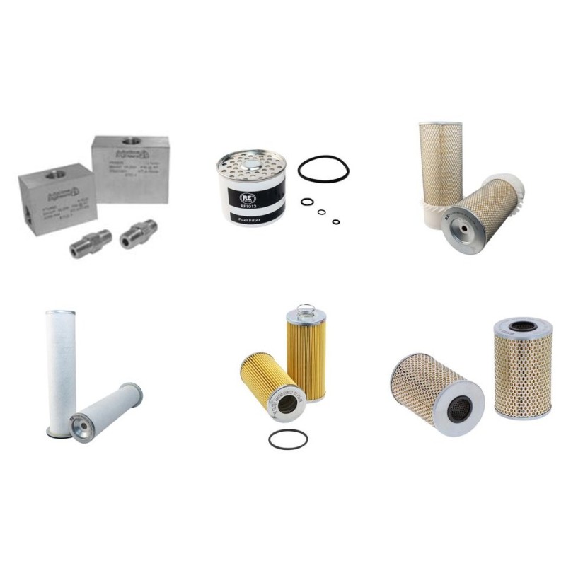 MASSEY FERGUSON MF 1200 Filter Service Kit w/Perkins A 6.354.1 Eng. SN  Oil Filter -Element