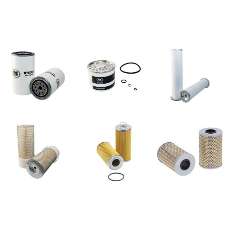 MASSEY FERGUSON MF 1250 Filter Service Kit w/Perkins A 6.354.4 Eng.