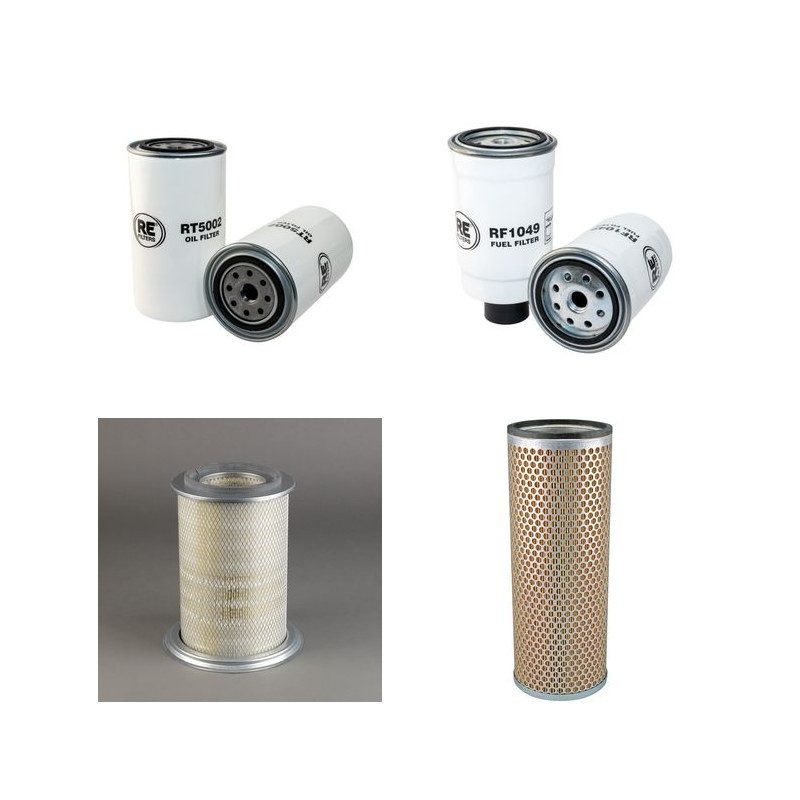 MASSEY FERGUSON MF 3125 Filter Service Kit Air Oil Fuel Filters w/Perkins 1006.6T Eng.