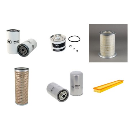 MASSEY FERGUSON MF 3610 Filter Service Kit w/Perkins 6.354.4 Eng.