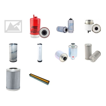 MASSEY FERGUSON MF 3615 Filter Service Kit w/33.380DT Eng.