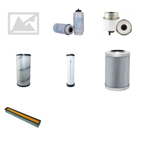 MASSEY FERGUSON MF 3640 V/S/F/GE Filter Service Kit w/SISU 33 CTA Eng.