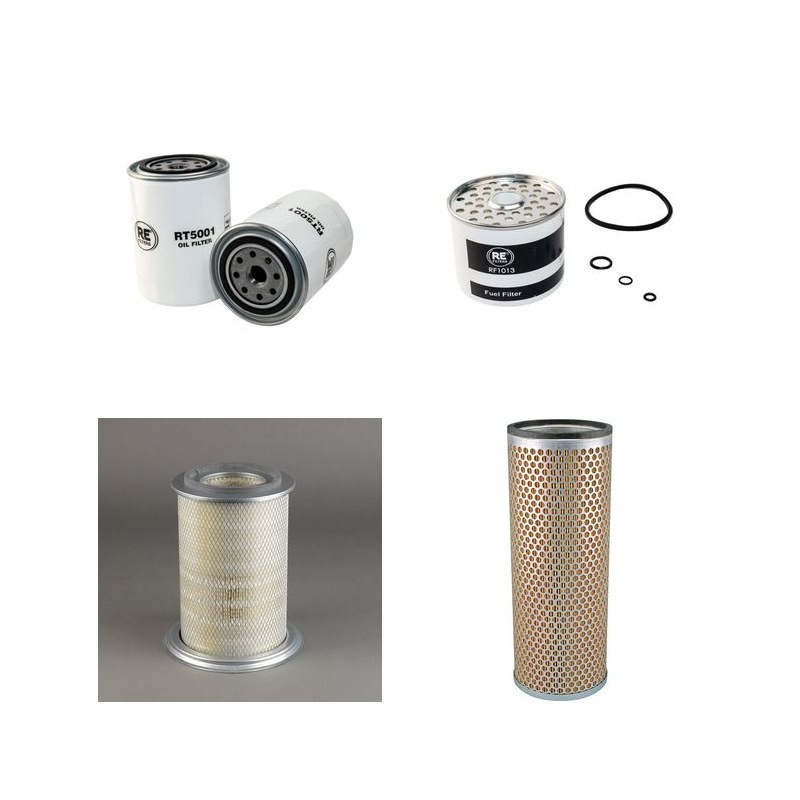 MASSEY FERGUSON MF 3645 Filter Service Kit Air Oil Fuel Filters w/Perkins 6.354.4 Eng.