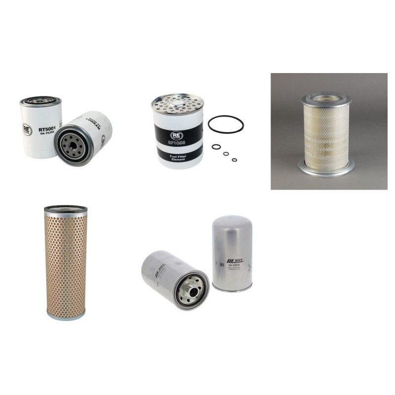 MASSEY FERGUSON MF 3650 Filter Service Kit w/Perkins T6.354.4 Eng.