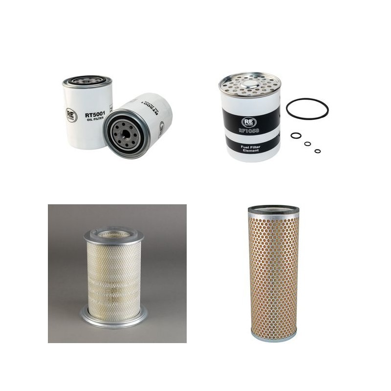 MASSEY FERGUSON MF 3650 Filter Service Kit Air Oil Fuel Filters w/Perkins T6.354.4 Eng.