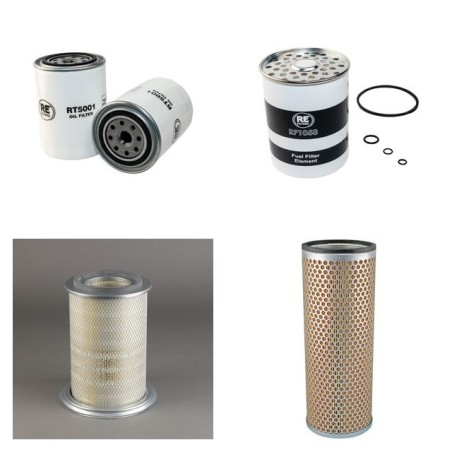 MASSEY FERGUSON MF 3650 Filter Service Kit Air Oil Fuel Filters w/Perkins T6.354.4 Eng.