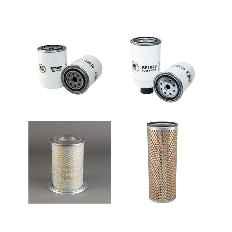 MASSEY FERGUSON MF 3655  Filter Service Kit Air Oil Fuel Filters w/Perkins 6.354.4 Eng. SN   095021-