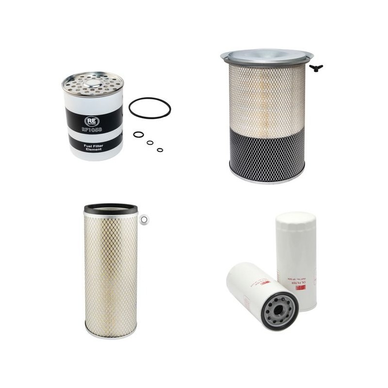 MASSEY FERGUSON MF 3670 Filter Service Kit Air Oil Fuel Filters w/VALMET 620DS Eng.