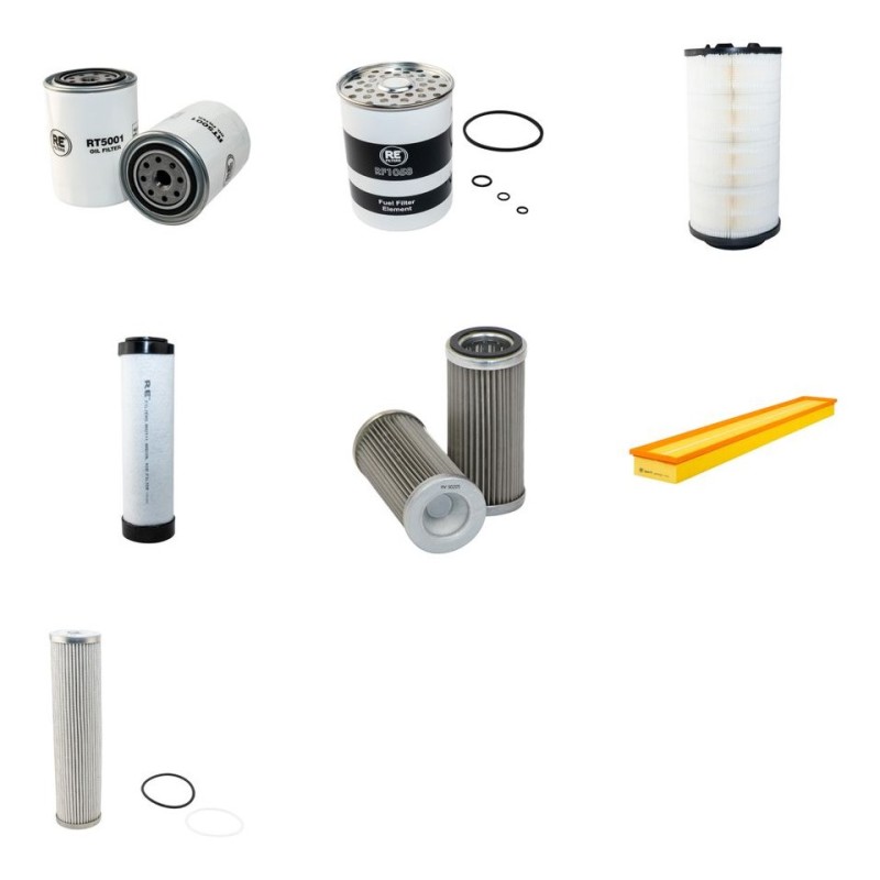 MASSEY FERGUSON MF 5340 Filter Service Kit w/P 4001 Eng. SN  Air Filter -399mm