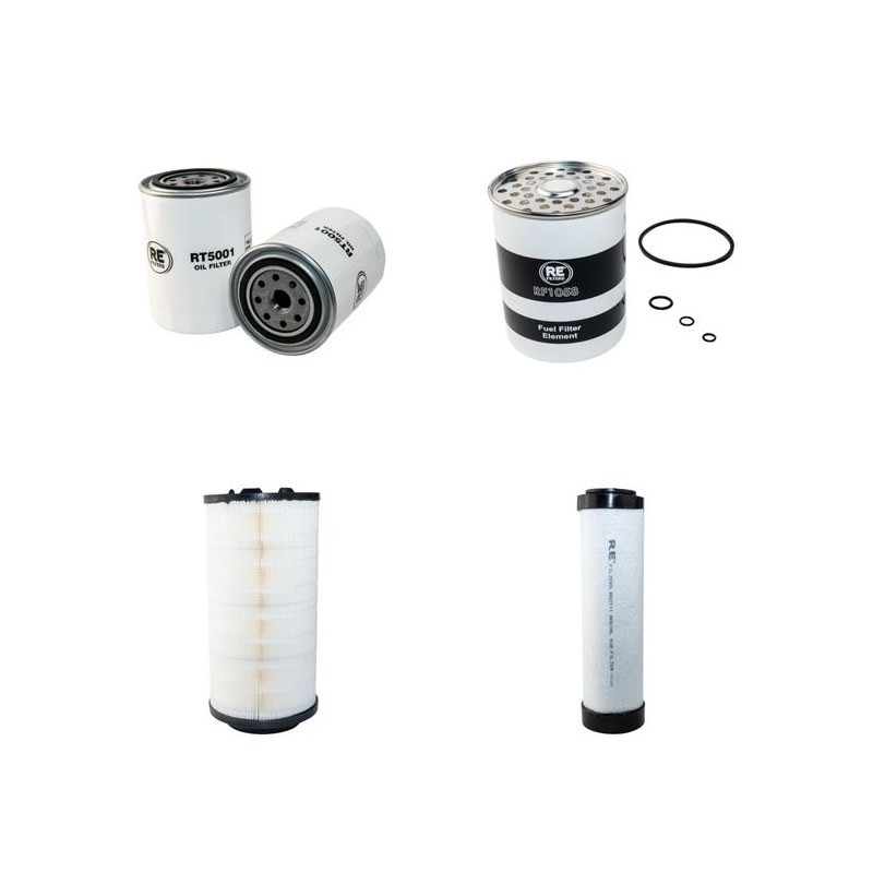 MASSEY FERGUSON MF 5340 Filter Service Kit Air Oil Fuel Filters w/P 4001 Eng. SN  Air Filter -399mm