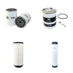 MASSEY FERGUSON MF 5340 Filter Service Kit Air Oil Fuel Filters w/P 4001 Eng. SN  Air Filter -375mm