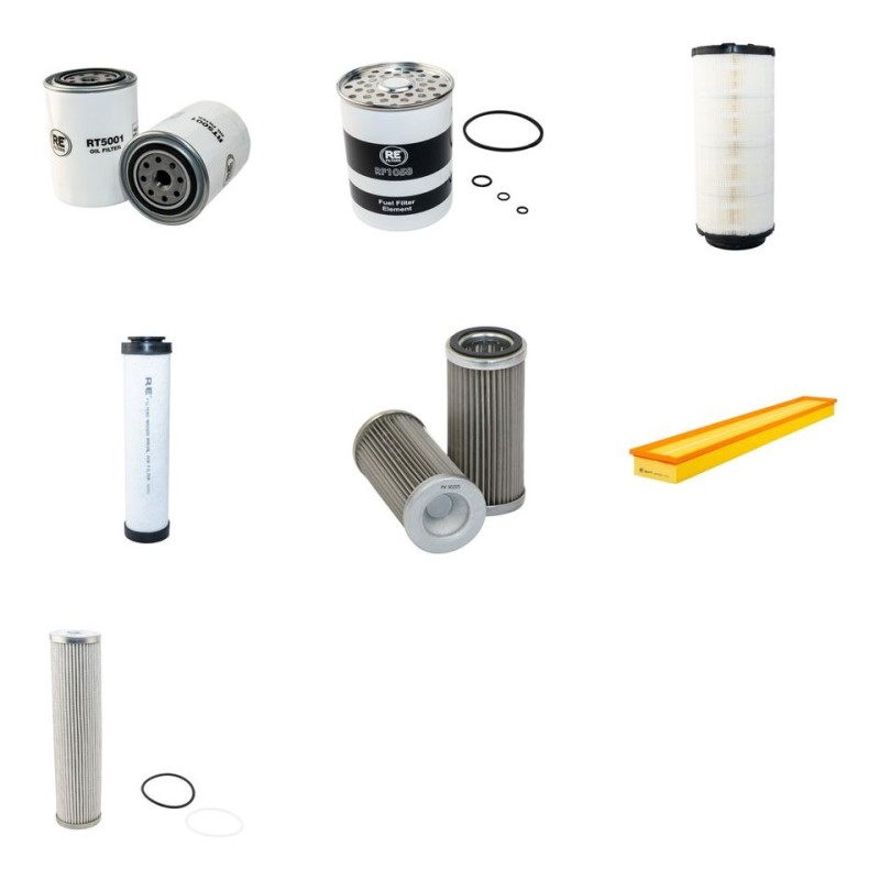 MASSEY FERGUSON MF 5355 Filter Service Kit w/P 4001T Eng.