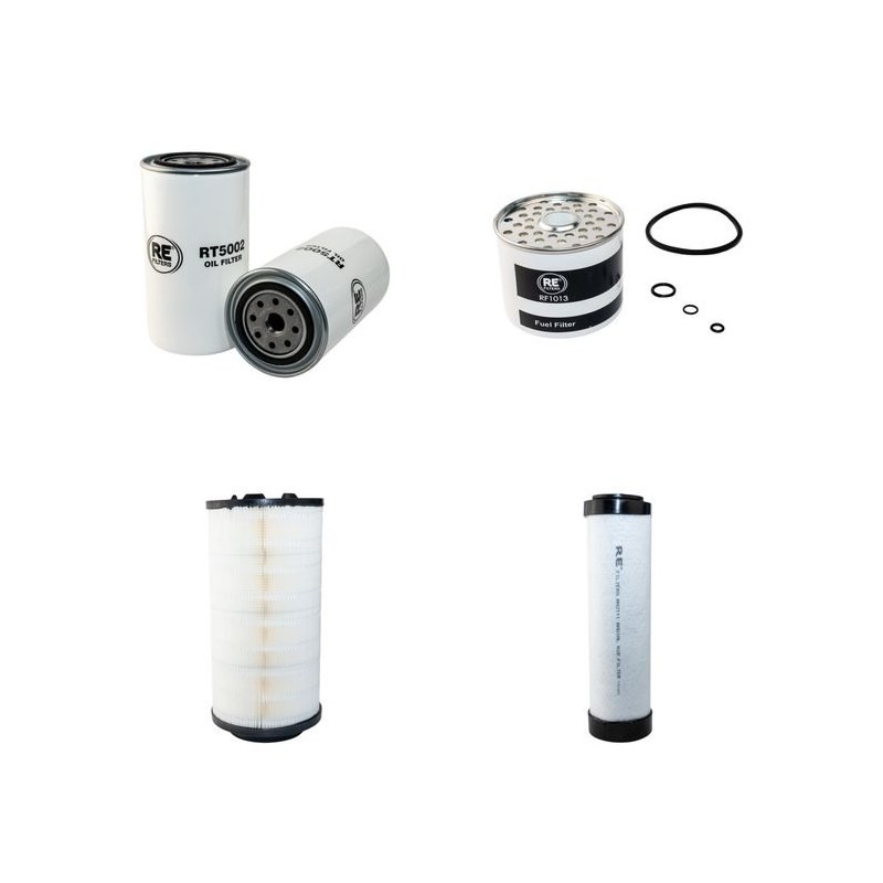 MASSEY FERGUSON MF 5365 Filter Service Kit Air Oil Fuel Filters w/Perkins 1006.6 Eng.
