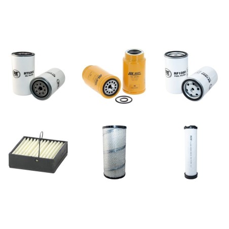 MASSEY FERGUSON MF 5455 (TIER 3) Filter Service Kit Air Oil Fuel Filters w/Perkins 1104D-E44TA Eng.   YR  2008-