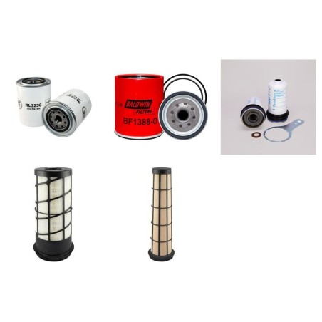 MASSEY FERGUSON MF 5610 DYNA 4 Filter Service Kit Air Oil Fuel Filters w/AGCO POWER 3.3 Eng.   YR  2012-