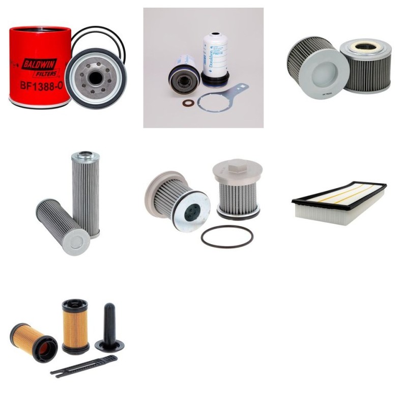 MASSEY FERGUSON MF 5611 DYNA 4/6 Filter Service Kit w/AGCO POWER 4.4 Eng.   YR  2012-