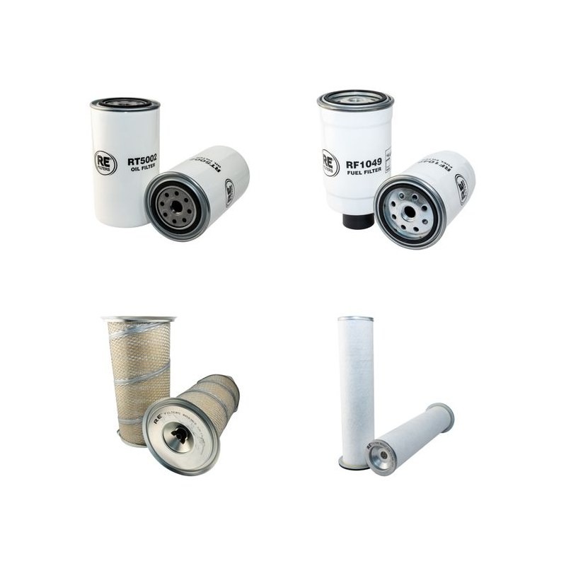 MASSEY FERGUSON MF 6150 Filter Service Kit w/Perkins 1004.4THR Eng. Air, Oil, Fuel Filters