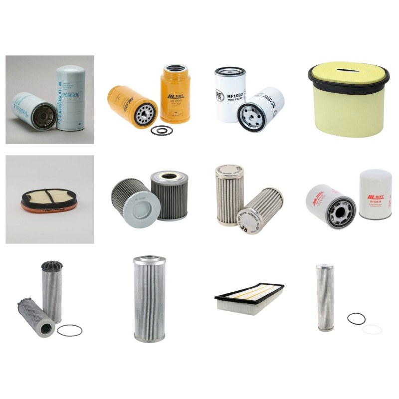 MASSEY FERGUSON MF 6475 DYNA 6 TIER 3 Filter Service Kit w/Perkins 1106D-E66TA Eng.   YR  2007-
