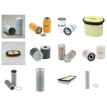 MASSEY FERGUSON MF 6480 DYNA 6 TIER 3 Filter Service Kit w/Perkins 1106D-E66TA Eng.   YR  2007-