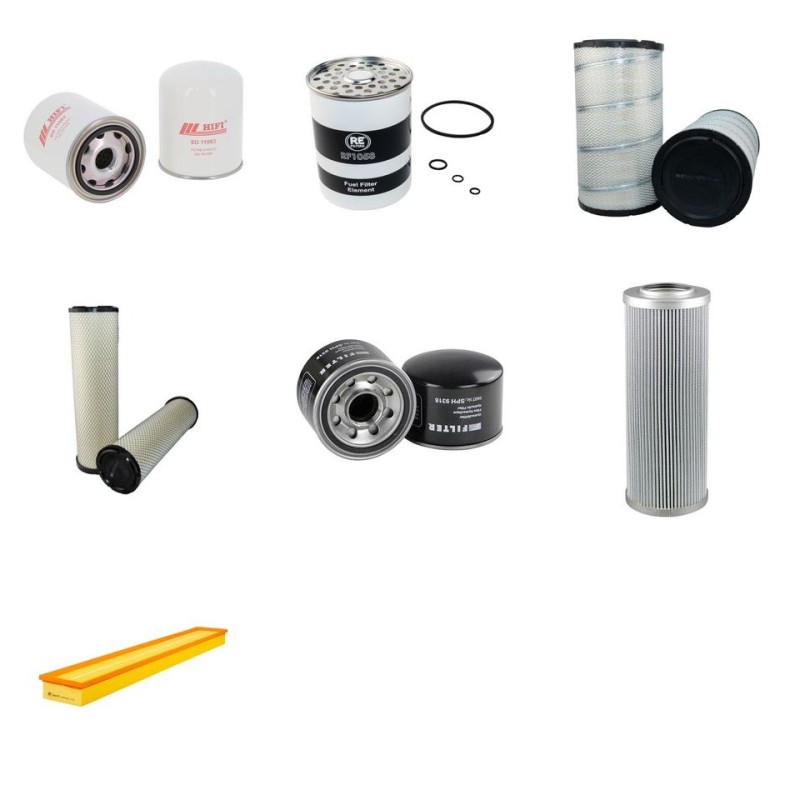 MASSEY FERGUSON MF 8170 Filter Service Kit w/VALMET 645TCC Eng.   YR  95-99