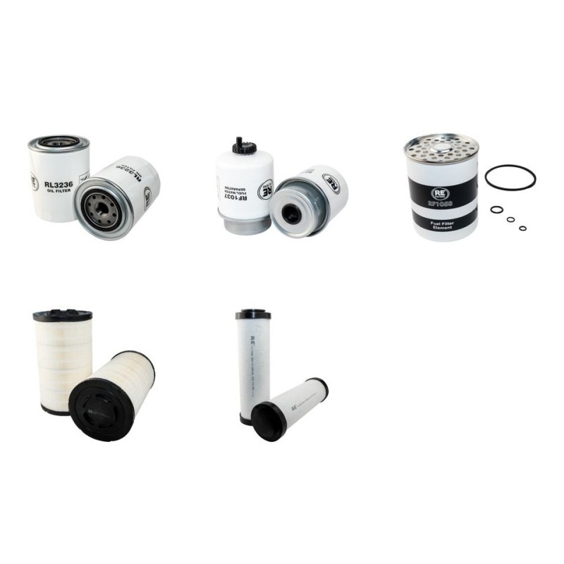 Massey Ferguson MF8250 Filter Service Kit ( Mann Housing ) Air, Oil, Fuel