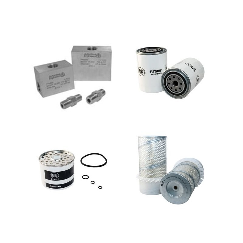 MF-COMBINES MF 625 Filter Service Kit w/Perkins A 6.372 Eng.