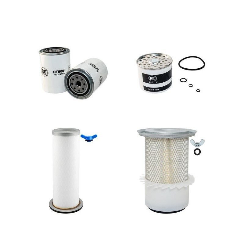 MF-COMBINES MF 965 Filter Service Kit Air Oil Fuel Filters w/Perkins Eng.