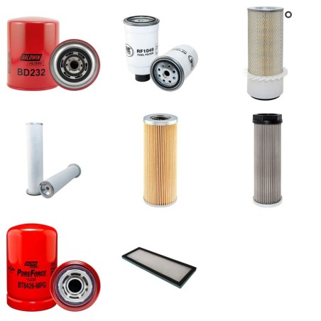 Filter kit for New Holland LM430 with Iveco Engine Serial No -041716886 Year 10.02-