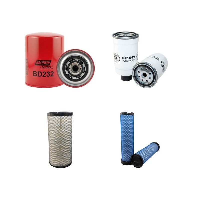 NEW HOLLAND LM 430 Filter Service Kit Air Oil Fuel Filters w/Iveco Eng. SN  041716887- YR  10.02-