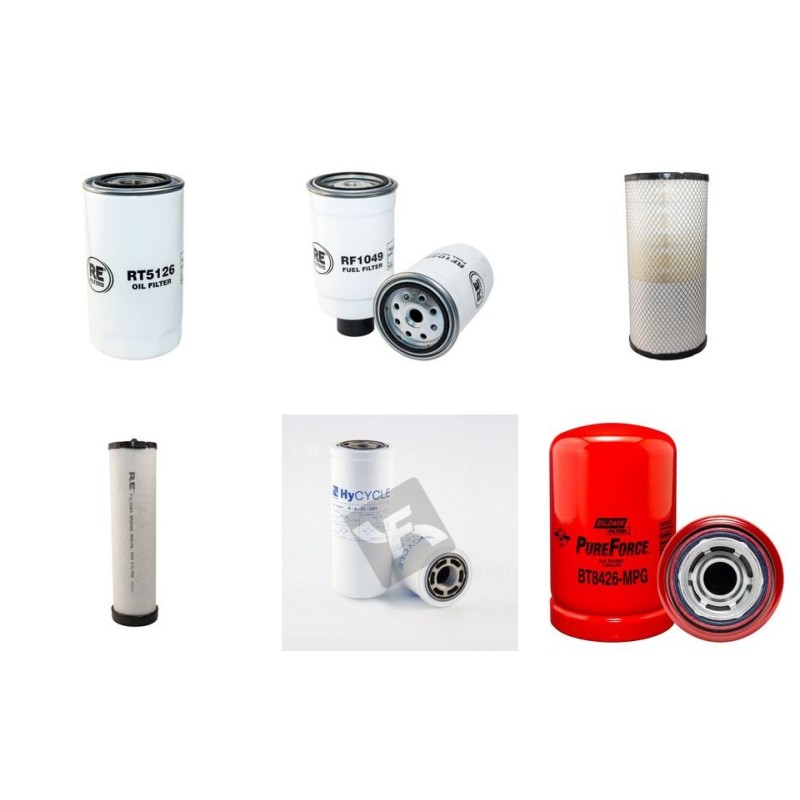 Filter kit for New Holland LM1343 with CNH 4TAA3.9 Engine