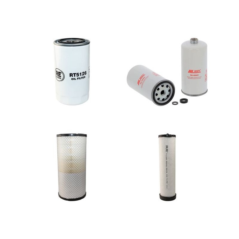 Filter kit for New Holland LM1440 Air Oil Fuel Filters with Iveco Engine Year 2002-