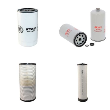 Filter kit for New Holland LM1440 Air Oil Fuel Filters with Iveco Engine Year 2002-