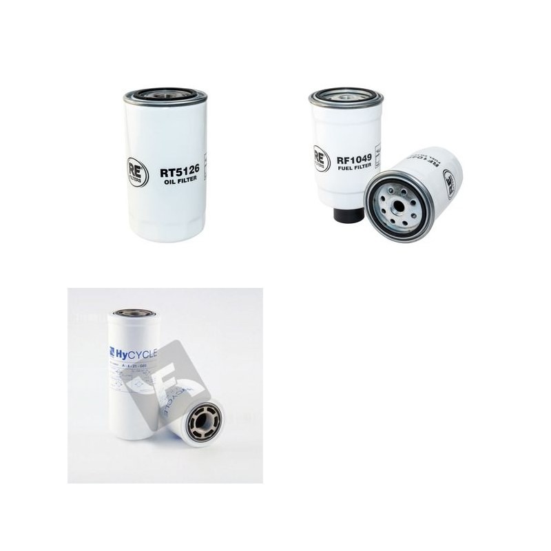Filter kit for New Holland LM1443 with CNH 4TAA3.9 Engine