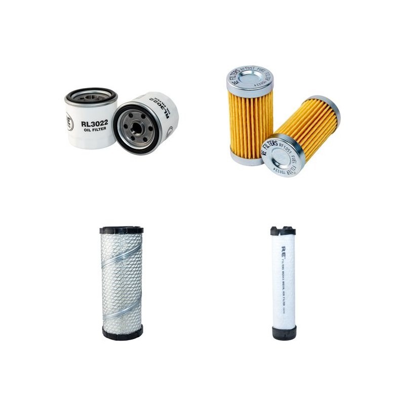 NEW HOLLAND T 1520 Filter Service Kit Air Oil Fuel Filters w/SHIBAURA Eng.