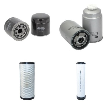Filter kit for New Holland T4030 Air Oil Fuel Filters with New Holland F5C Engine Year 2008-