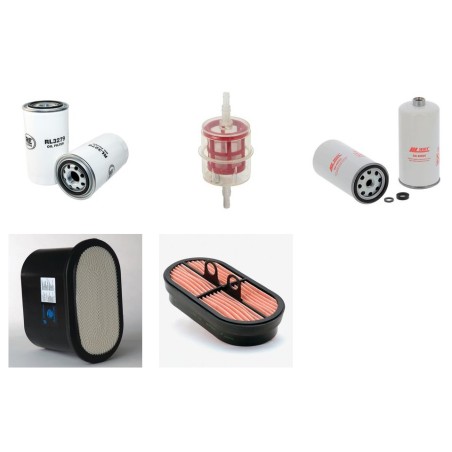 NEW HOLLAND T 5050 Filter Service Kit w/New Holland NEF Eng. Air, Oil, Fuel Filters