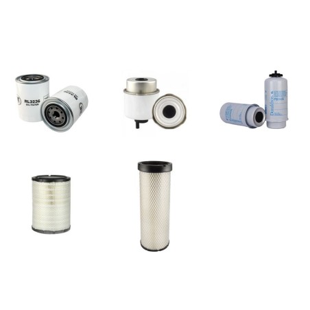 CHALLENGER MT 645 B TECHSTAR CVT Filter Service Kit Air Oil Fuel Filters w/SISU  Eng.