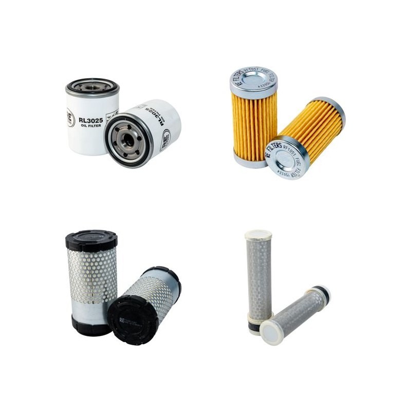 Filter kit for New Holland TC21D Air Oil Fuel Filters with Shibaura Engine