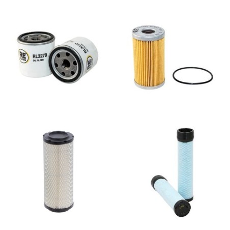 Filter kit for New Holland TC40DA Air Oil Fuel Filters with Shibaura Engine