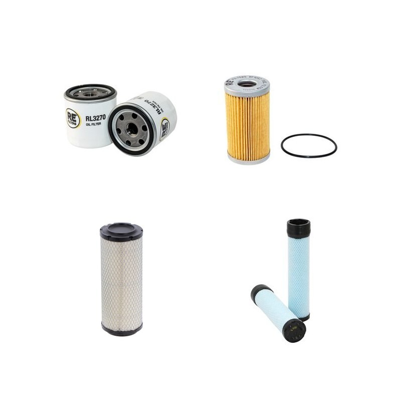 Filter kit for New Holland TC45DA Air Oil Fuel Filters with Shibaura Engine
