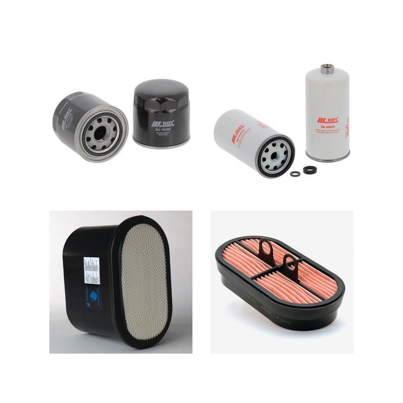 Filter kit for New Holland TD5.85 Air Oil Fuel Filters with F 5C Engine Year 2012-