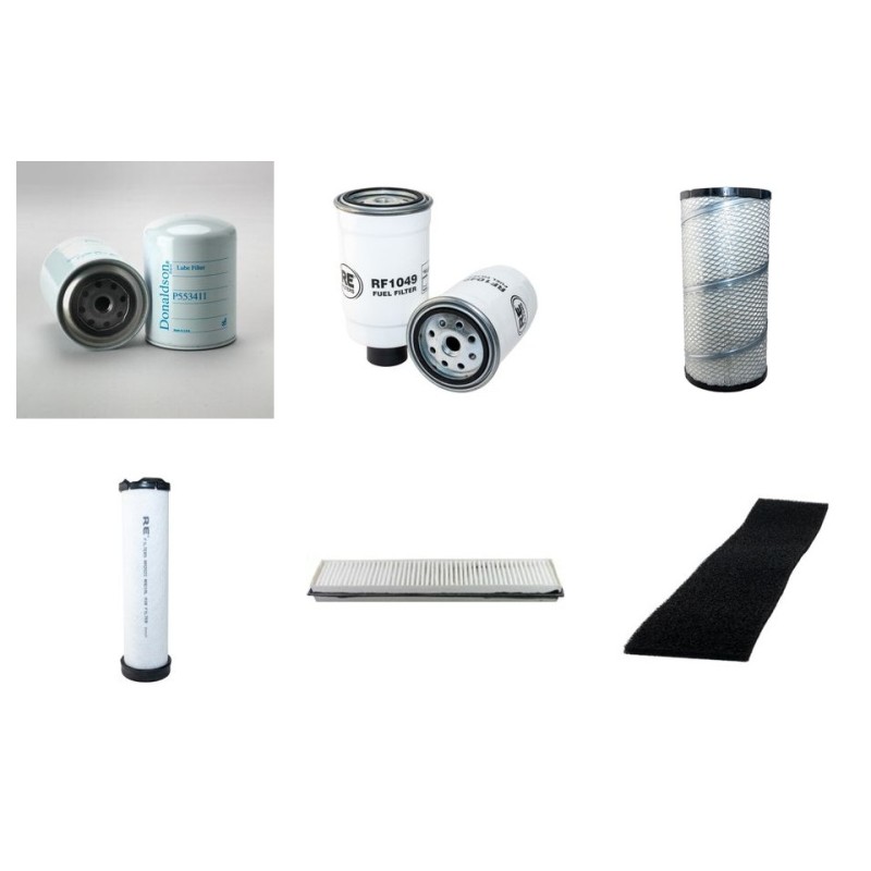 Filter kit for New Holland TL75 with Iveco 8045.05 Engine 10.98-