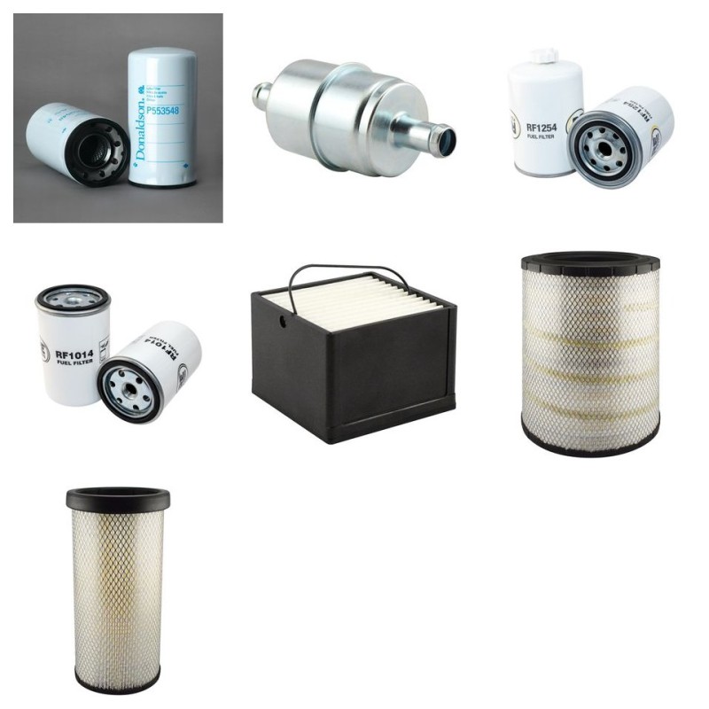 Filter kit for New Holland TG230 with Cummins Engine Year 2003-
