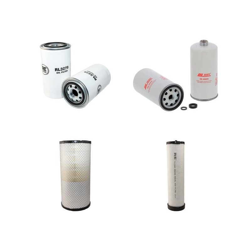 Filter kit for New Holland TS100A Air Oil Fuel Filters with F4CE0484B Engine