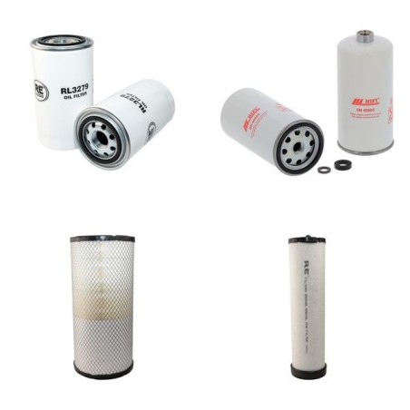 Filter kit for New Holland TS100A Air Oil Fuel Filters with F4CE0484B Engine