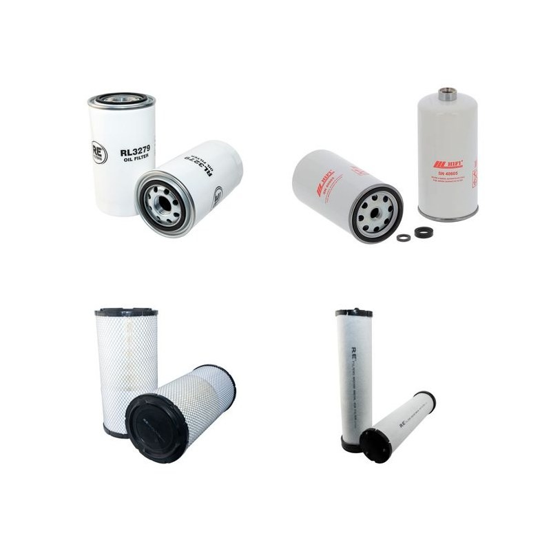 Filter kit for New Holland TS115A Air Oil Fuel Filters with F4CE0684C Engine