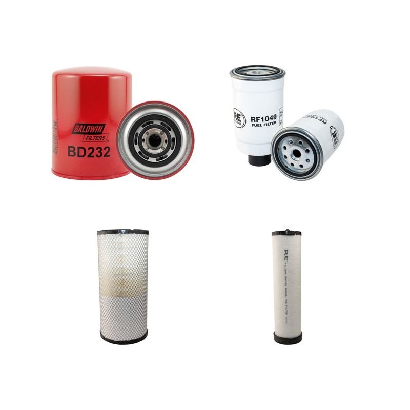 Filter kit for New Holland VN240 Air Oil Fuel Filters with Iveco Engine