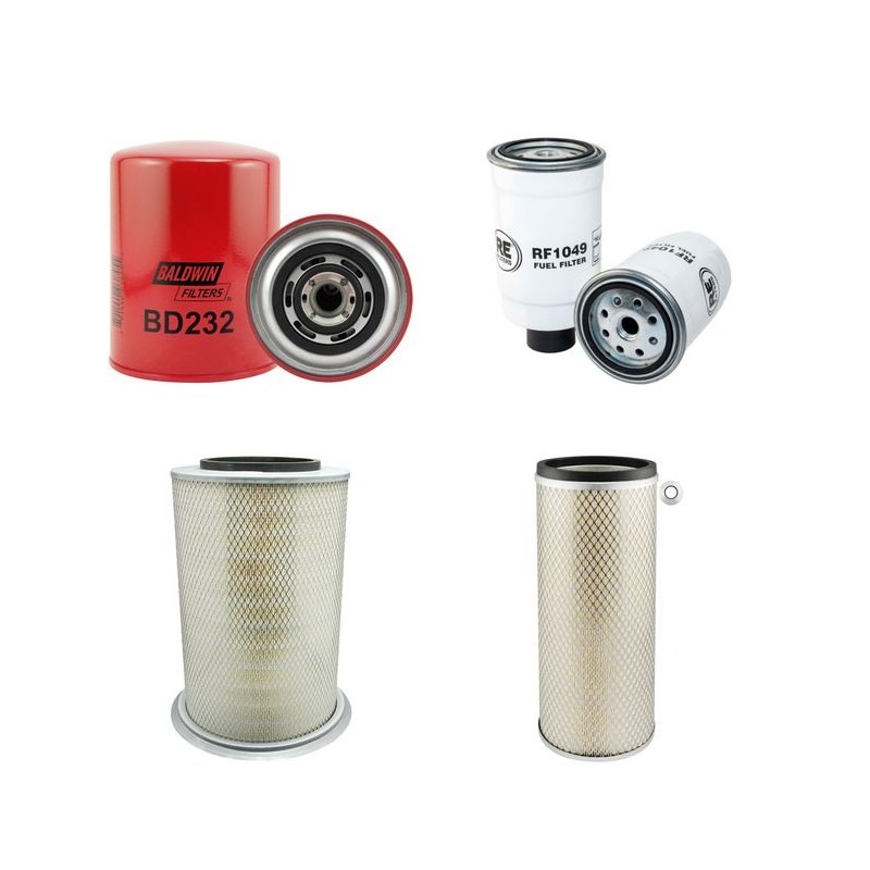 Filter kit for New Holland VN260 Air Oil Fuel Filters with Iveco 8065SE00 TURBO Engine Year 2001-2008