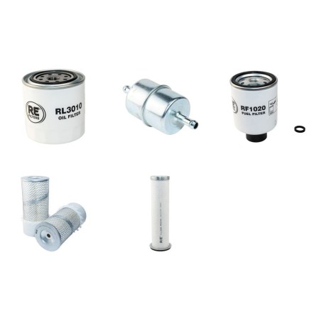 NEW HOLLAND LX 665 Filter Service Kit Air Oil Fuel Filters